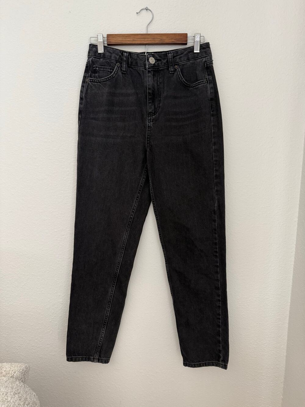 BDG Black Mom Jeans 27 x 32 Classic Minimalist Denim